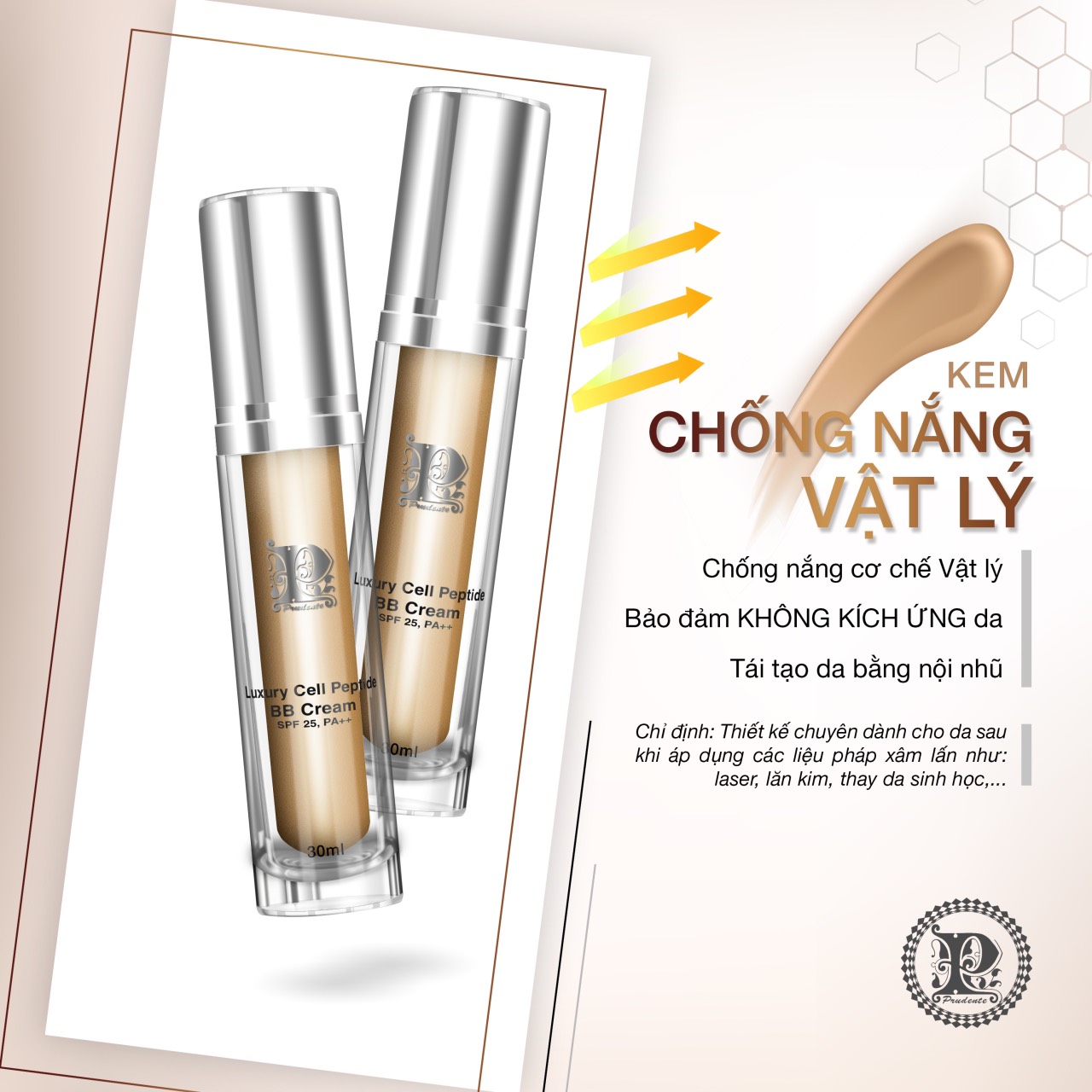   Kem chống nắng LUXURY CELL PEPTIDE B.B